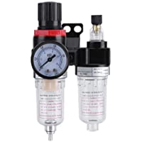 OKBY Separador de Aceite y Agua - 1-4  Regulador del Filtro de Aire Lubricador Presión del Agua Compresor Trampa de…